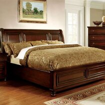 Cherry king store size bed